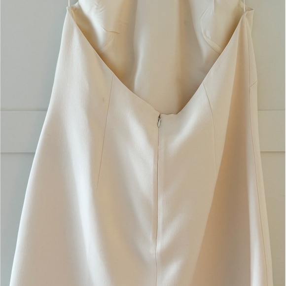 NWT VALENTINO Off-White Crystal Star Wool Crepe Minidress, size 48 - Picture 2 of 7